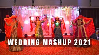 INDIAN WEDDING RECEPTION DANCE l BRIDE AND GROOM ENTRANCE l SABYASACHI BRIDE [upl. by Candy87]