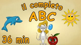 ABC canzone per bambini  36 minuti  il completo ABC [upl. by Toland]