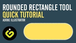 Rounded Rectangle Tool Quick Tutorial In Adobe Illustrator [upl. by Helena372]