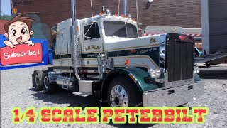 AMAZING 14 SCALE PETERBILT RC TRUCK [upl. by Stamata]