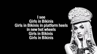 Poppy  Girls In Bikinis Lyrics  Lyric Video [upl. by Aisan]