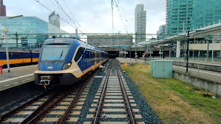 De jongste spoorlijn van Nederland Zwolle  Lelystad  Den Haag CABVIEW HOLLAND SNG 12okt 2020 [upl. by Nhepets268]