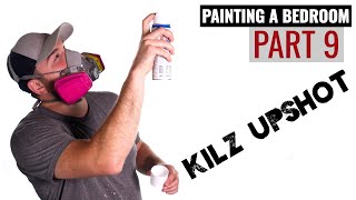 Painting a Bedroom  Part 9  Priming with Kilz Upshot [upl. by Burwell]