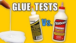 Testing Wood Glues  Titebond Vs Bondrite Adhesives [upl. by Bala]