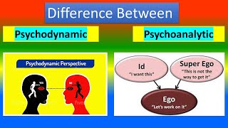 Difference Between Psychodynamic and Psychoanalytic [upl. by Elbas834]