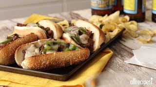 How to Make a Philly Steak Sandwich  Beef Recipes  Allrecipescom [upl. by Kauslick]