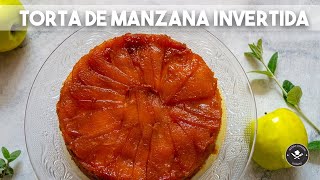 TORTA DE MANZANA INVERTIDA EN 3 PASOS Y NO SE PEGA [upl. by Nwahsd]