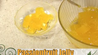 Fresh Passionfruit Jelly 4 Ingredient cheekyricho video recipe [upl. by Elizabeth]