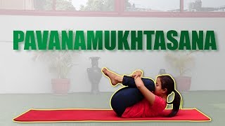 Pavanamuktasana Yoga Posture  Wind Relieving Pose [upl. by Aneg]