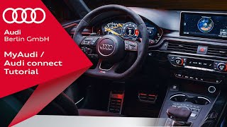 myAudi  Audi connect Tutorial Registrierung amp Funktionen [upl. by Platas301]