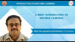 Week 1  Lecture 1  Introduction to Machine Learning [upl. by Thirzia856]