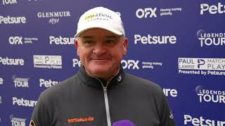 Paul Lawrie Day 1 Interview From Hanbury Manor [upl. by Nolram]