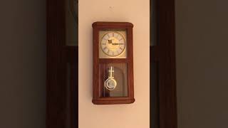 Westminster Quarter Hour Chime SEIKO Chiming Wall Clock [upl. by Tab]