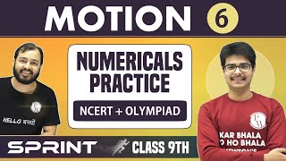 Motion 06  NCERT Numerical Practice  Previous Year Questions  Important Concepts  Class 9 [upl. by Idnib]