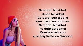 Danna Paola Morat  Dulce Navidad LetraLyrics [upl. by Cirdes]