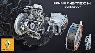 New Renault Arkana ETECH 145  drivetrain animation [upl. by Noda]