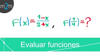 Evaluar Funciones con Fracciones │ ejercicio 1 [upl. by Neufer]