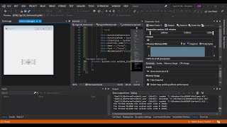 C WinForms in Visual Studio 2019  Getting Started [upl. by Eidnahs]