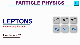 Leptons  Elementary subatomic particles [upl. by Kolva]