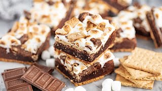 How to Make The Best Smores Brownies [upl. by Jard6]