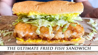 The ULTIMATE Fried Fish Sandwich  Simple amp Delicious Recipe [upl. by Gresham220]