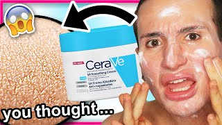 I tried the CERAVE SA CREAM for ONE WEEK FULL REVIEW please save your money [upl. by Bloomer]