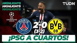 Highlights  PSG 2 3  2 0 Dortmund  UEFA Champions League  8vos Vuelta  TUDN [upl. by Bank]