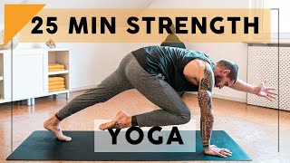 25 Minute Yoga for Strength  Breathe and Flow Yoga [upl. by Laurie178]