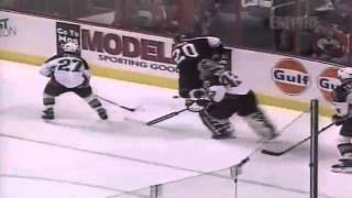 Martin Biron Robs Delmore 2000 Buffalo Sabres [upl. by Hgielek]