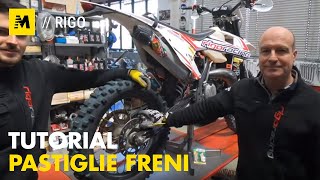 Come cambiare le pastiglie freni sulla moto [upl. by Cirone]