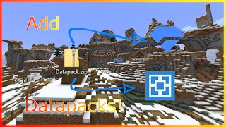 How to download and add Datapacks to Aternos or Minehut Aternos Outdated 9 [upl. by Anuhsal]