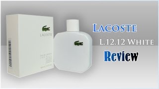 Lacoste  L1212 Blanc  White  Fragrance Review [upl. by Driskill222]