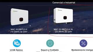 Inversores Growatt para aplicaciones trifásicas a 220V [upl. by Spiers]