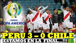 PERU 3  Chile 0  copa america 2019 narracion peruana RPP [upl. by Dane]