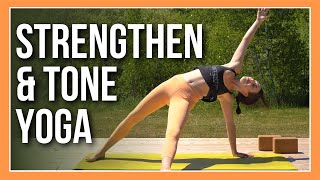 30 min Intermediate Vinyasa Yoga  Full Body Toning [upl. by Annuahsal482]