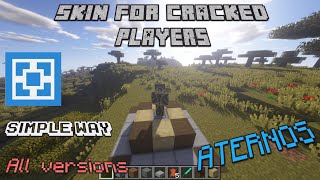 How to change skins on Aternos Minecraft server SkinRestorer Cracked  SP [upl. by Ilona]