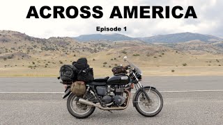 Motorcycling Across America US  EP1  NY to WA [upl. by Knorring]