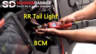 BCM Controlled Tail Light Circuit Diagnosis [upl. by Hector]