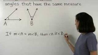 Congruent Angles  MathHelpcom  Geometry Help [upl. by Nilreb]