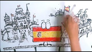 La HISTORIA de la Bandera de España en 5 minutos [upl. by Ycnuahc]