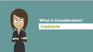 What is Consideration Contracts [upl. by Adnaugal]