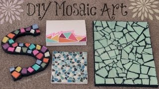 DIY Mosaic Art  SoCraftastic [upl. by Viquelia]