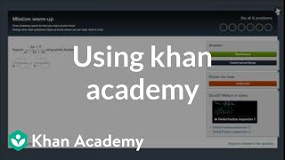 Using Khan Academy [upl. by Asiil]