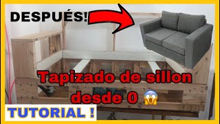 COMO TAPIZAR UN SILLON PASO A PASO  CAPITULO 1 [upl. by Elleved603]