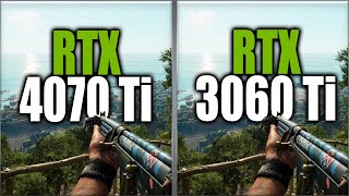 RTX 4070 Ti vs RTX 3060 Ti Benchmarks [upl. by Ilellan]