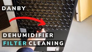 How to Clean a Danby Dehumidifier Air Filter [upl. by Llenehs]