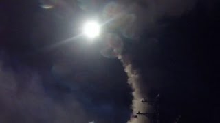 US warships launch cruise missiles at Syria [upl. by Freedman790]