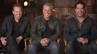 Friends REUNION Matthew Perry David Schwimmer and Matt LeBlanc Talk Nostalgia and HBO Max Special [upl. by Chen]