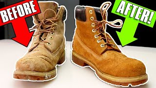 3 TIMBERLAND Saving Hacks  Tested  How to Clean Timberlands Boots [upl. by Notsuj347]