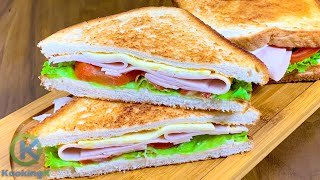 How to Make Turkey Sandwich  Breakfast Recipe [upl. by Bax]